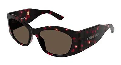 BALENCIAGA BALENCIAGA BB0329S-002 HAVANA SUNGLASSES
