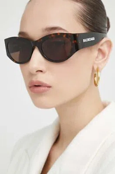BALENCIAGA BALENCIAGA BB0330SK-002 HAVANA SUNGLASSES
