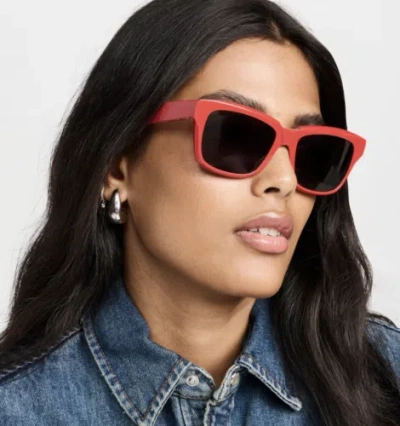 BALENCIAGA BALENCIAGA BB0346S-004 RED SUNGLASSES