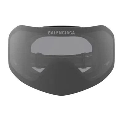 BALENCIAGA BALENCIAGA BB0379S LINEA EXTREME BB0379S SKI MASK 001 BLACK SMOKE SUNGLASSES