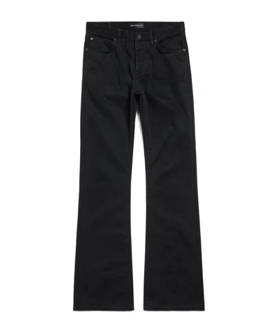 BALENCIAGA BALENCIAGA MID-WAISTED STRAIGHT-LEG JEANS