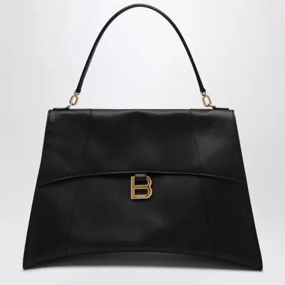 BALENCIAGA BALENCIAGA BLACK HOURGLASS SOFT LARGE BAG WOMEN