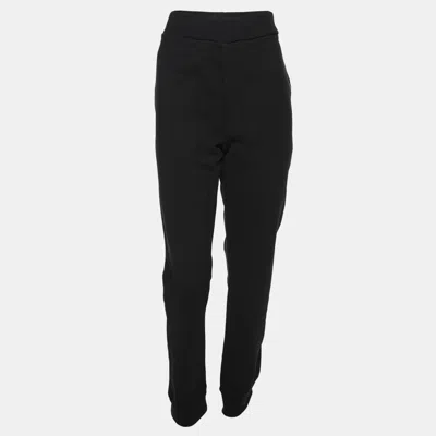 BALENCIAGA BLACK JERSEY TRACK PANTS S