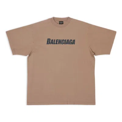 BALENCIAGA Balenciaga Caps T-shirt Boxy Fit 'Tan'