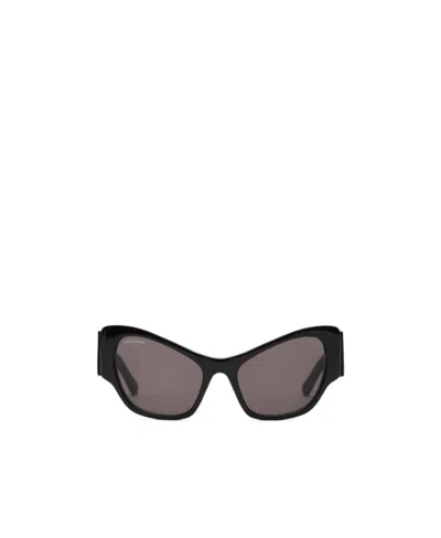 BALENCIAGA BALENCIAGA EYEWEAR LOGO SIDE PRINTED SUNGLASSES