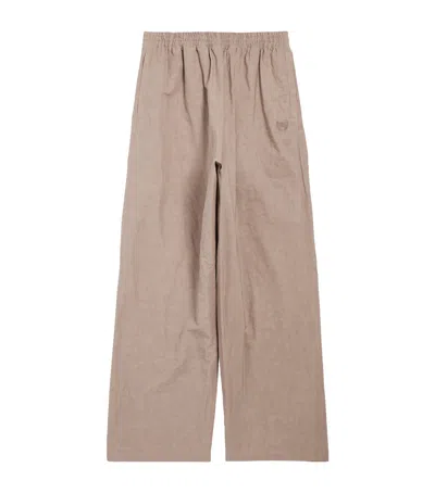BALENCIAGA BALENCIAGA COTTON-BLEND BAGGY TROUSERS