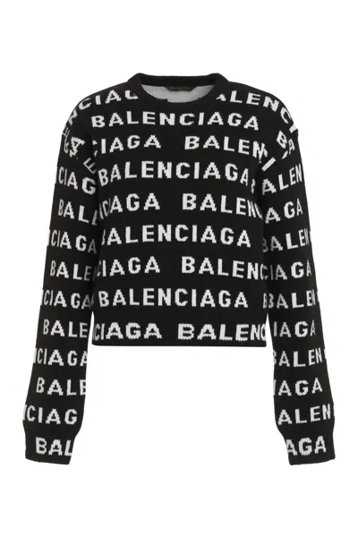 BALENCIAGA BALENCIAGA CREW-NECK WOOL SWEATER