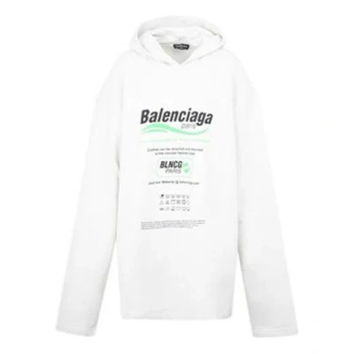 BALENCIAGA Balenciaga Dry Cleaning Boxy Hoodie 'White'