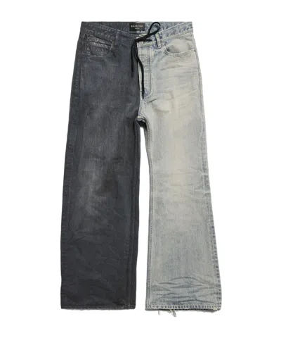 BALENCIAGA BALENCIAGA FIFTY-FIFTY MID-WAIST JEANS