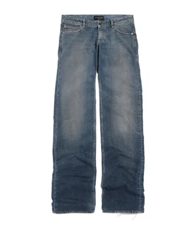BALENCIAGA BALENCIAGA FITTED LOW-WAISTED JEANS