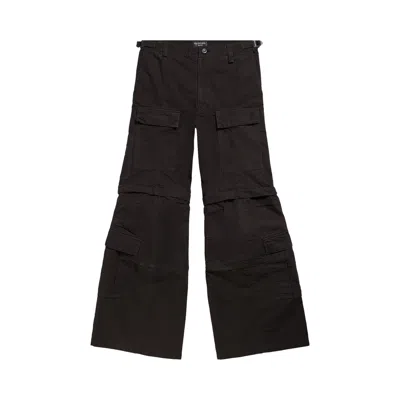 BALENCIAGA BALENCIAGA FLARED CARGO PANTS 'BLACK'