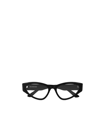 BALENCIAGA BALENCIAGA EYEWEAR CAT EYE FRAME GLASSES