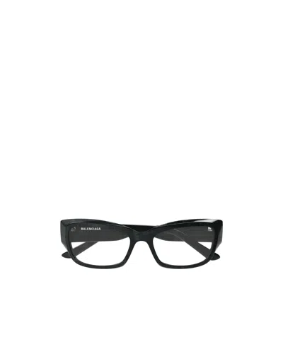 BALENCIAGA BALENCIAGA EYEWEAR RECTANGLE FRAME GLASSES
