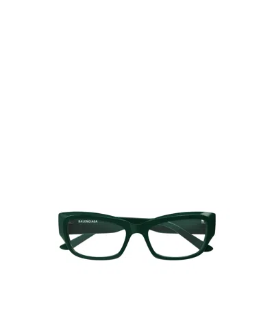 BALENCIAGA BALENCIAGA EYEWEAR RECTANGLE FRAME GLASSES
