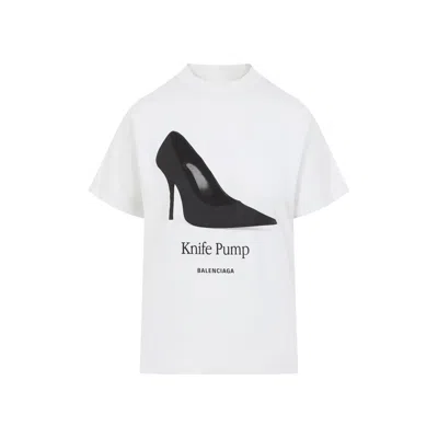 BALENCIAGA BALENCIAGA GRAPHIC HIGH-HEELED SHOE T-SHIRT