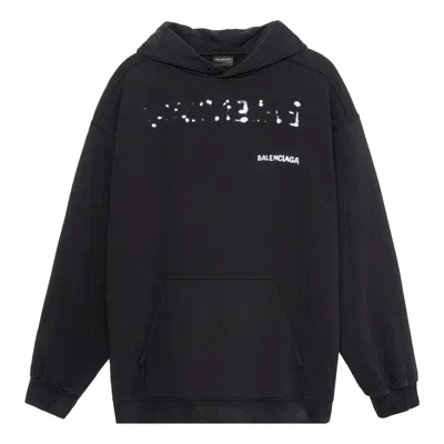 BALENCIAGA Balenciaga Hand-Drawn Balenciaga Hoodie Medium Fit 'Black'