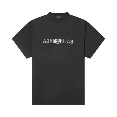 BALENCIAGA BALENCIAGA INSIDE OUT T-SHIRT 'FADED BLACK/WHITE'