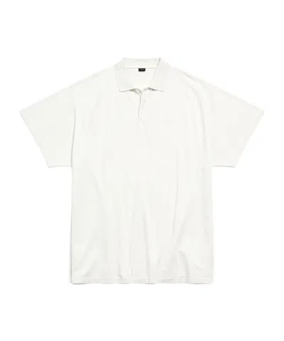 BALENCIAGA BALENCIAGA LOGO EMBROIDERED POLO SHIRT