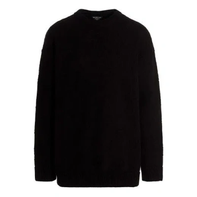 BALENCIAGA Balenciaga Jacquard Logo Knit Sweater 'Black'