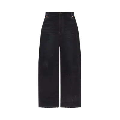 BALENCIAGA BALENCIAGA LARGE BAGGY JEANS 'MATTE BLACK'