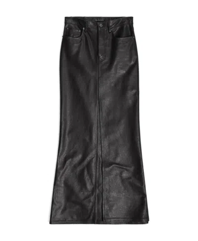 BALENCIAGA GONNA MAXI DA DONNA IN NERO