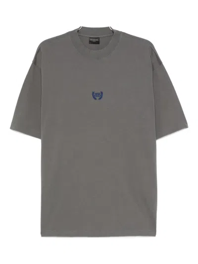 BALENCIAGA LOGO-EMBROIDERED COTTON T-SHIRT