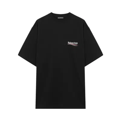BALENCIAGA BALENCIAGA LOGO PRINT T-SHIRT 'BLACK'