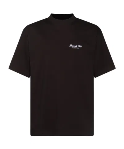 BALENCIAGA BALENCIAGA BEVERLY HILLS MEDIUM FIT T-SHIRT