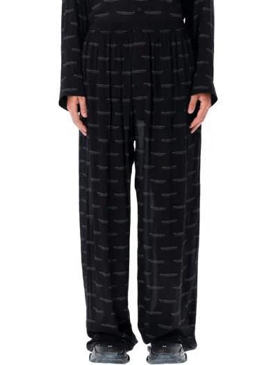 BALENCIAGA BALENCIAGA LOGO PYJAMA PANTS