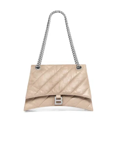 BALENCIAGA BALENCIAGA CRUSH CHAIN QUILTED MEDIUM SHOULDER BAG
