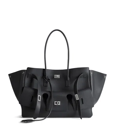 BALENCIAGA MEDIUM LEATHER BEL AIR CARRY ALL TOTE BAG