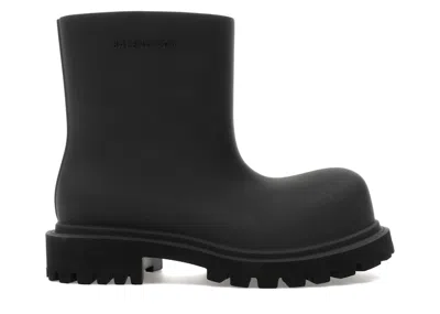 BALENCIAGA MEN'S BALENCIAGA STEROID BOOTIES SNEAKERS IN BLACK