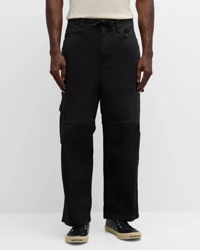 BALENCIAGA MEN'S COTTON RIPSTOP SKATER PANTS