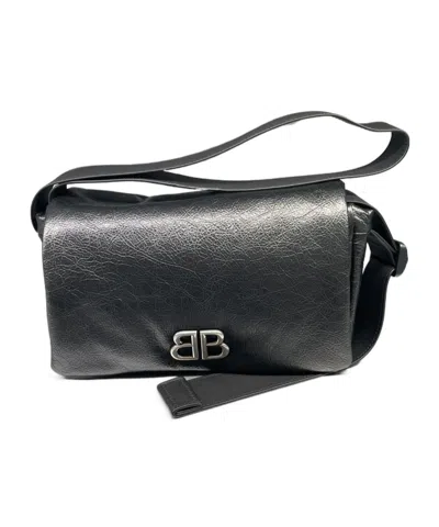 BALENCIAGA BALENCIAGA MONACO FLAP SMALL SHOULDER BAG