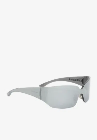 BALENCIAGA MONO SQUARE SUNGLASSES