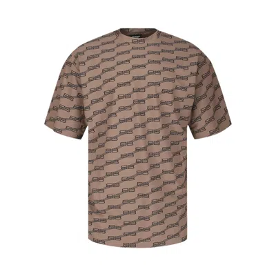 BALENCIAGA BALENCIAGA MONOGRAM SWIM T-SHIRT 'BEIGE'