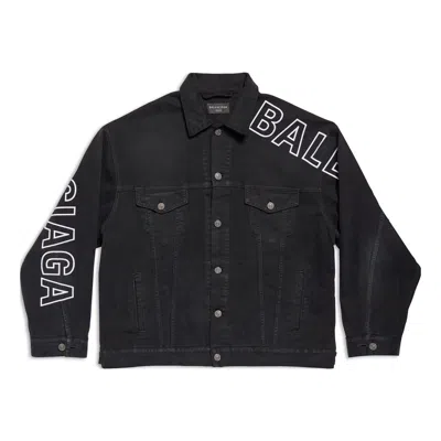BALENCIAGA Balenciaga Outline Large Fit Jacket 'Black'