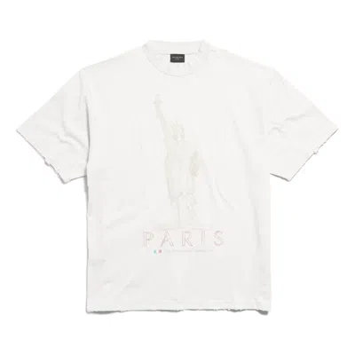 BALENCIAGA Balenciaga Paris Liberty T-Shirt 'Off White'