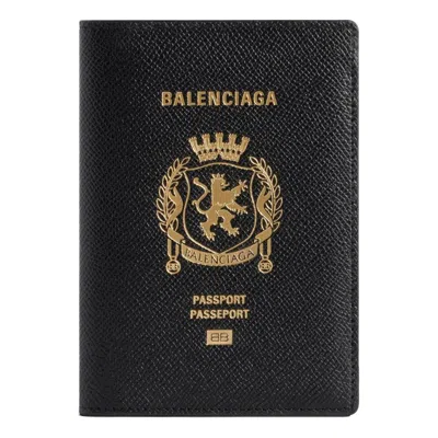 BALENCIAGA Balenciaga Passport Holder 'Black'