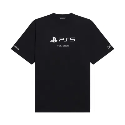 BALENCIAGA BALENCIAGA PLAYSTATION BOXY T-SHIRT 'BLACK'