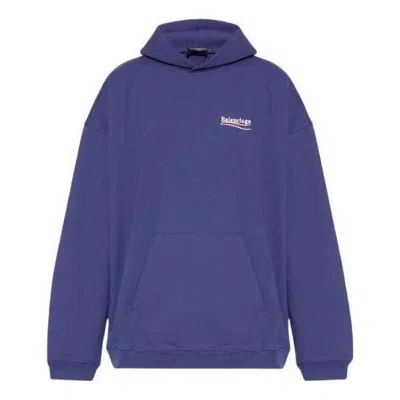 BALENCIAGA Balenciaga Political Campaign Hoodie 'Blue'