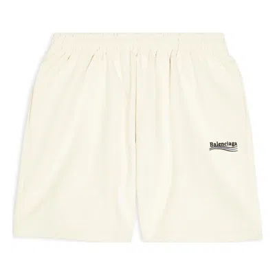 BALENCIAGA Balenciaga Political Campaign Sweat Shorts 'Beige'