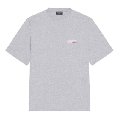BALENCIAGA Balenciaga Political Campaign T-shirt Large Fit 'Grey'