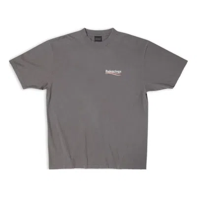BALENCIAGA Balenciaga Political Campaign T-Shirt Large Fit 'Grey'