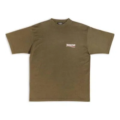 BALENCIAGA Balenciaga Political Campaign T-shirt Large Fit 'Khaki'