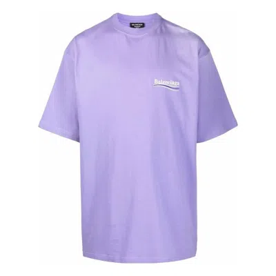 BALENCIAGA Balenciaga Political Campaign T-shirt Large Fit 'Purple'