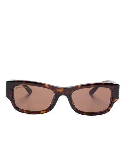 BALENCIAGA RECTANGLE-FRAME SUNGLASSES