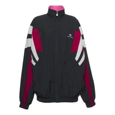 BALENCIAGA Balenciaga Sporty B Reversible Track Jacket 'Black Red White'