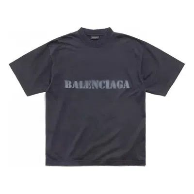 BALENCIAGA Balenciaga Stencil Type T-shirt 'Black'