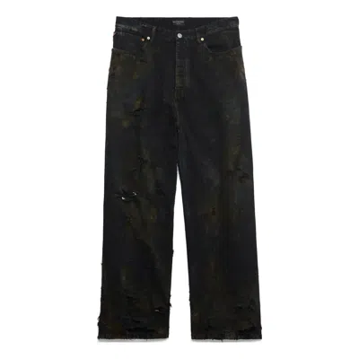 BALENCIAGA Balenciaga Super Destroyed Baggy Pants 'Black'
